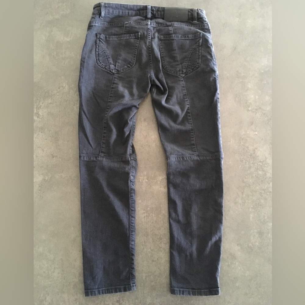 Black Balmain skinny jeans